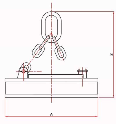 廢鋼電磁吸盤設(shè)計圖紙 廢鋼電磁吸盤設(shè)計圖紙