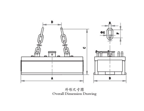 矩形電磁吸盤設(shè)計(jì)圖紙 矩形電磁吸盤設(shè)計(jì)圖紙